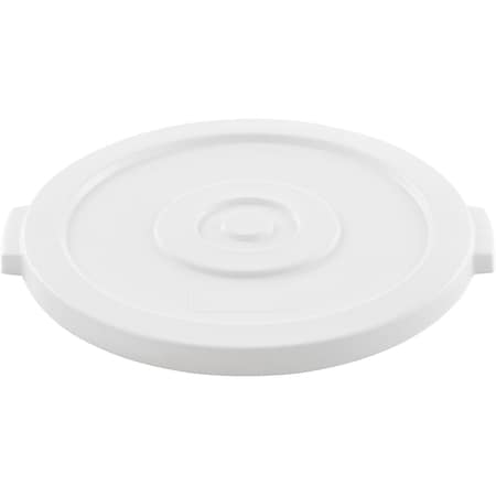 Global Industrial Flat Lid, White, Plastic 240459WH